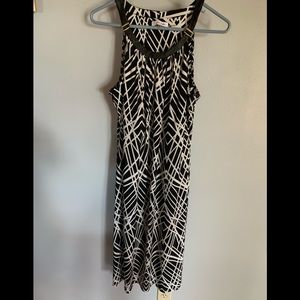 Calvin Klein women’s black and white dress M